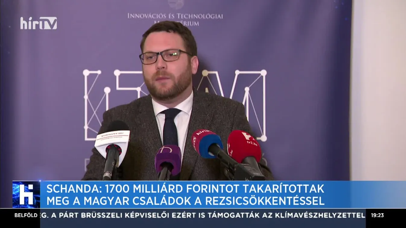 Schanda: 1700 milliárd forintot takarítottak meg a magyar családok a rezsicsökkentéssel