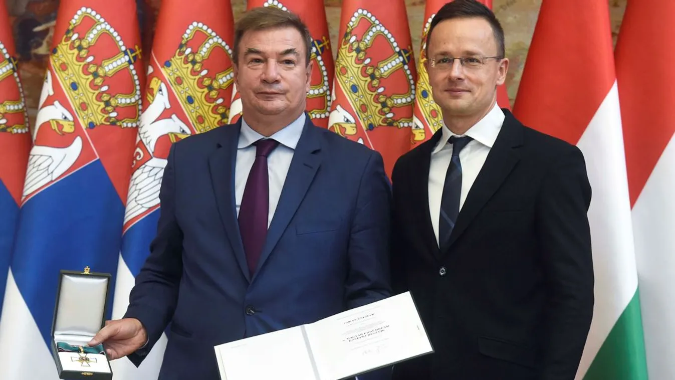 Szijjártó: Soha nem voltak még ilyen erősek a magyar-szerb kapcsolatok