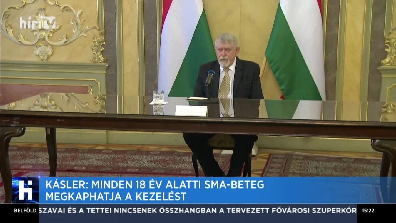 Kásler: Minden 18 év alatti SMA-s beteg megkaphatja a kezelést