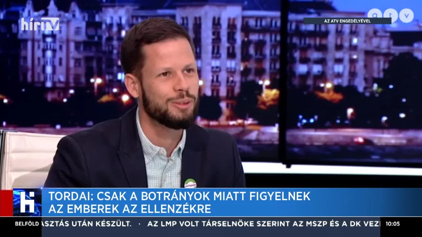 Tordai: Csak a botrányok miatt figyelnek az emberek az ellenzékre