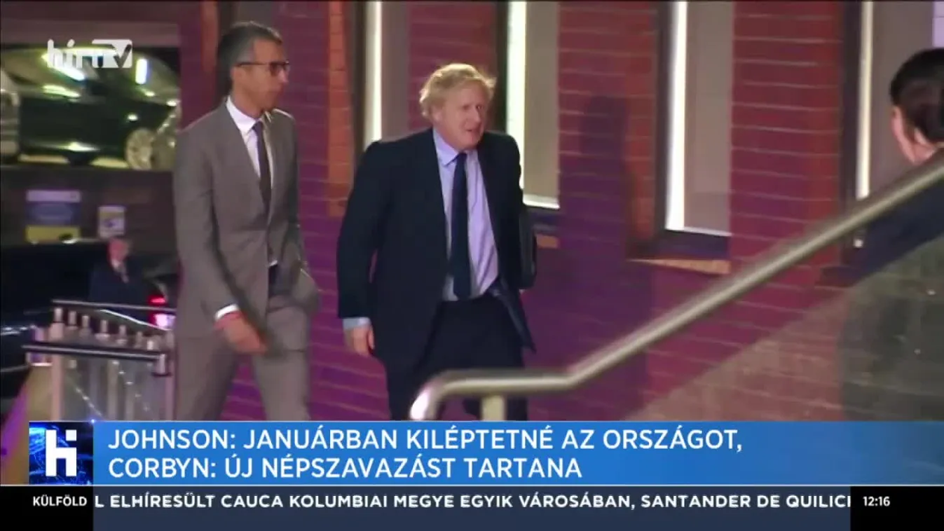 Johnson: Januárban kiléptetné az országot, Corbyn: Új népszavazást tartana