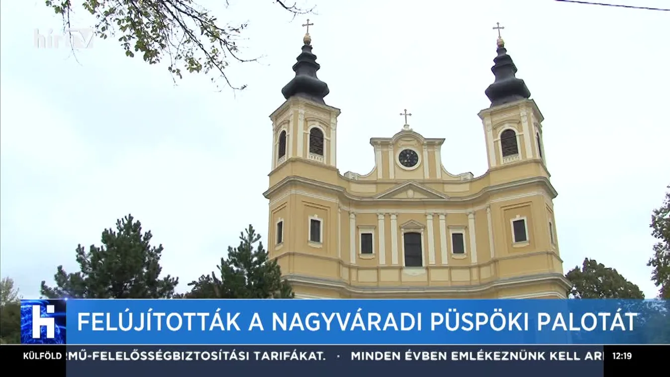 Felújították a nagyváradi püspöki palotát