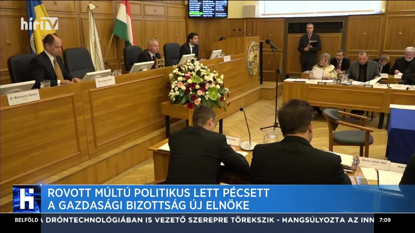 Rovott múltú politikus lett Pécsett a gazdasági bizottság új elnöke