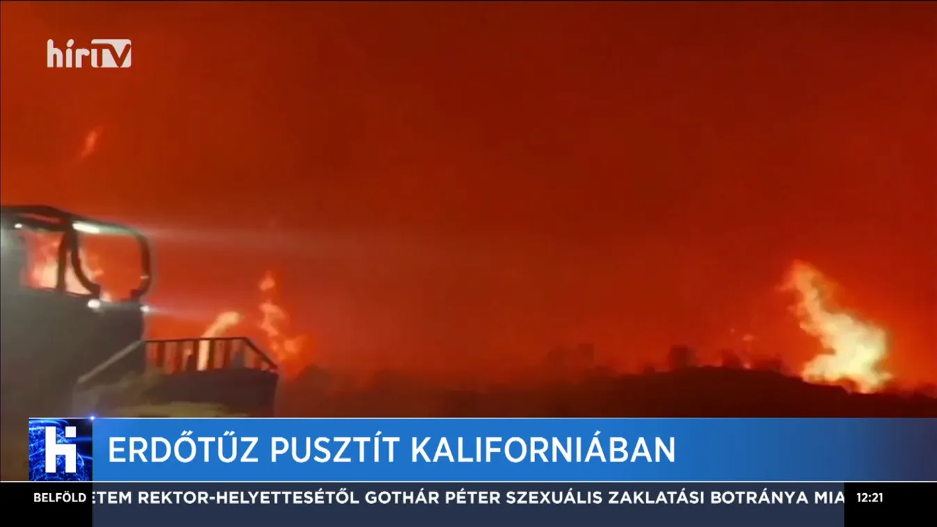 Erdőtűz pusztít Kaliforniában