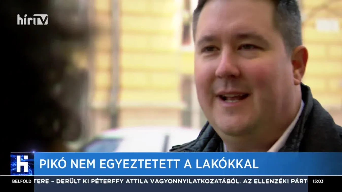 Pikó nem egyeztetett a lakókkal
