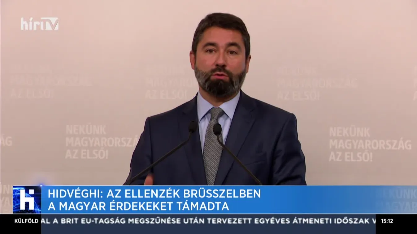 Hidvéghi: Gyalázatos, ahogy a magyar bevándorláspárti ellenzék a nemzeti érdeket támadja