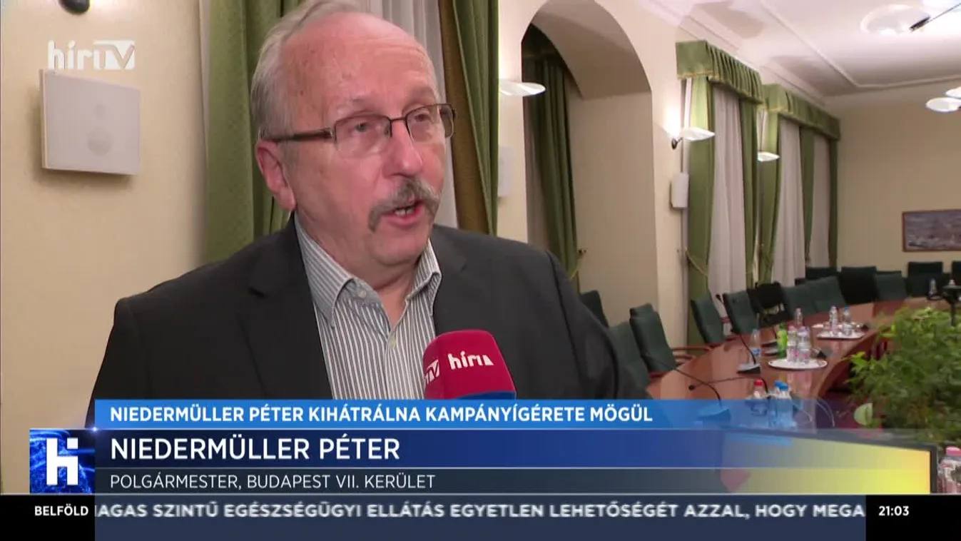 Niedermüller Péter kihátrálna kampányígérete mögül