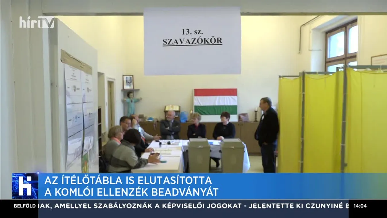 A Pécsi Ítélőtábla is elutasította a komlói ellenzék beadványát