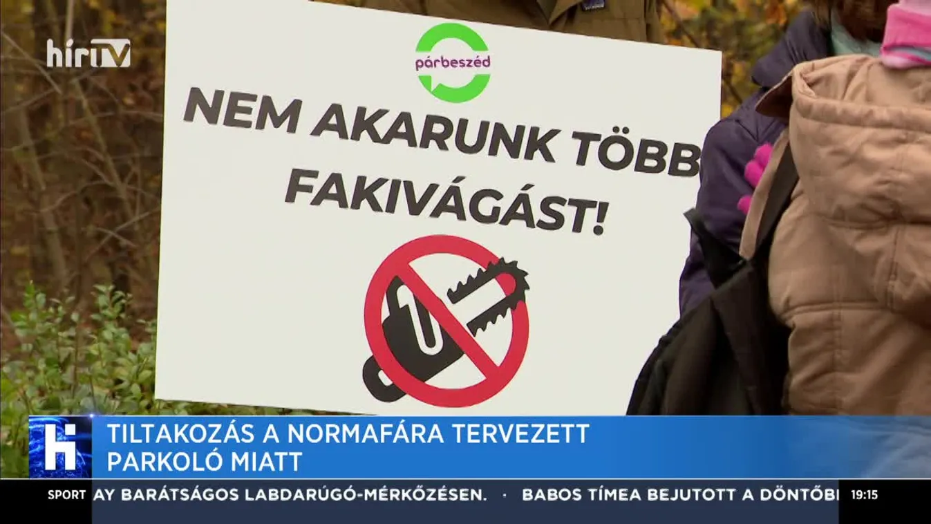 Tiltakozás a Normafára tervezett parkoló miatt