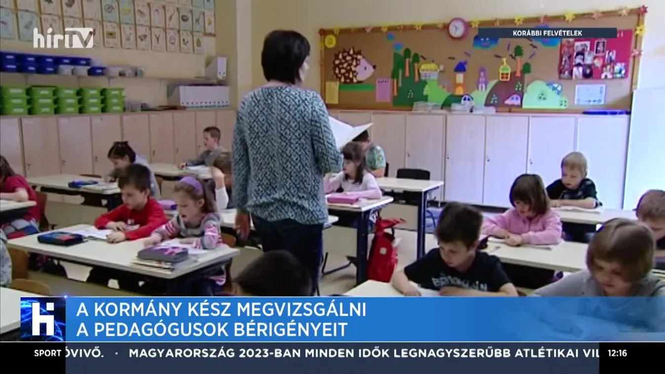 EMMI, ITM: A kormány megbecsüli a pedagógusokat és kész megvizsgálni további bérigényeiket