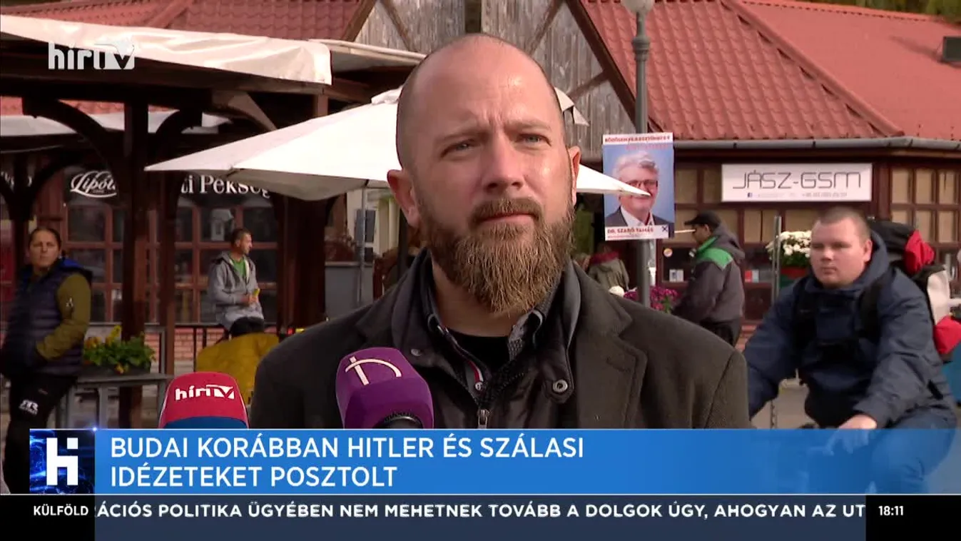 Budai korábban Hitler és Szálasi idézeteket posztolt