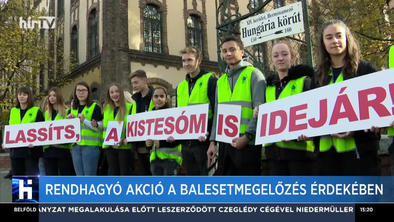 Rendhagyó akció a balesetmegelőzés érdekében