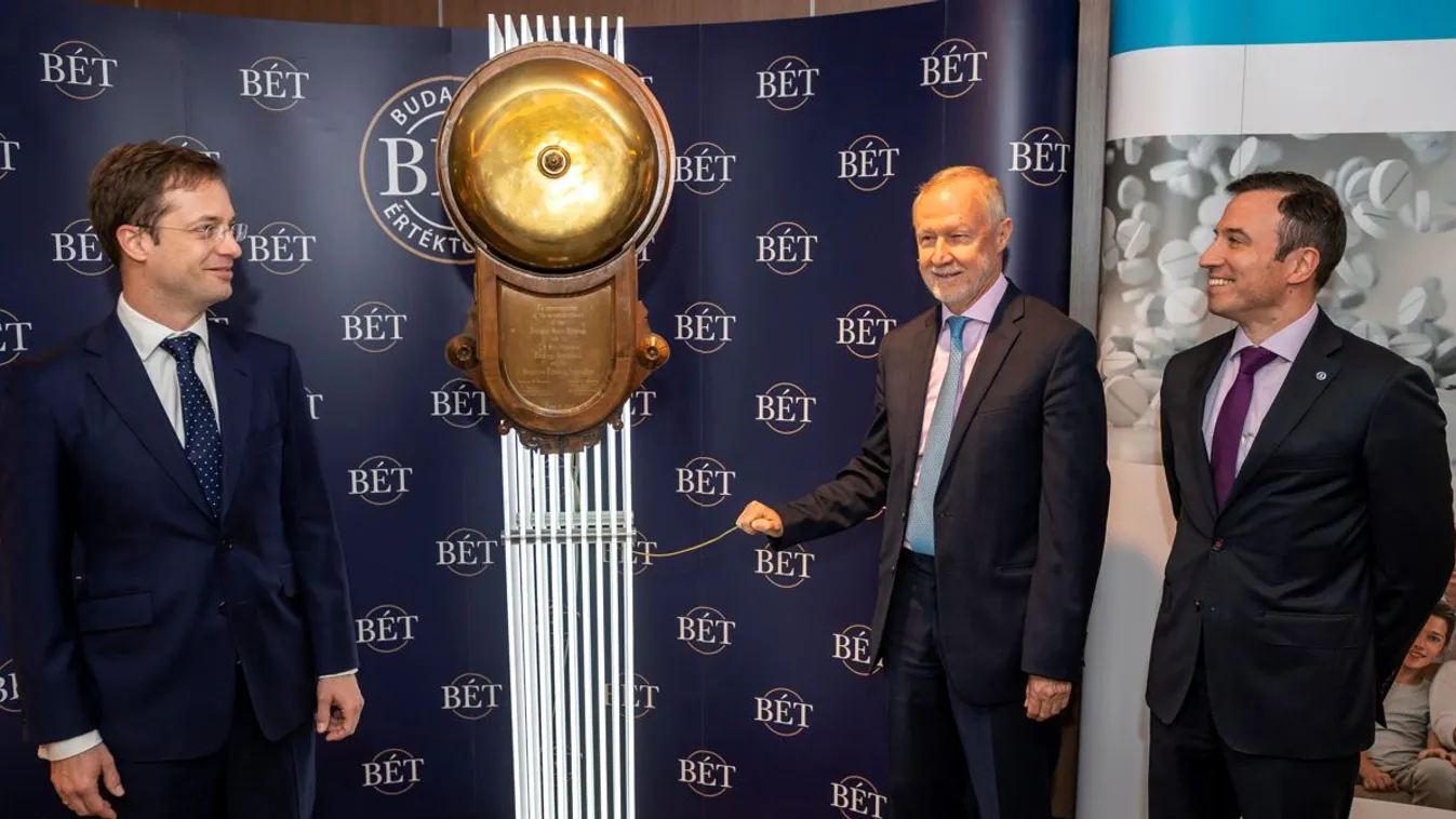 Huszonöt éve kezdték a kereskedést a Richter részvényeivel