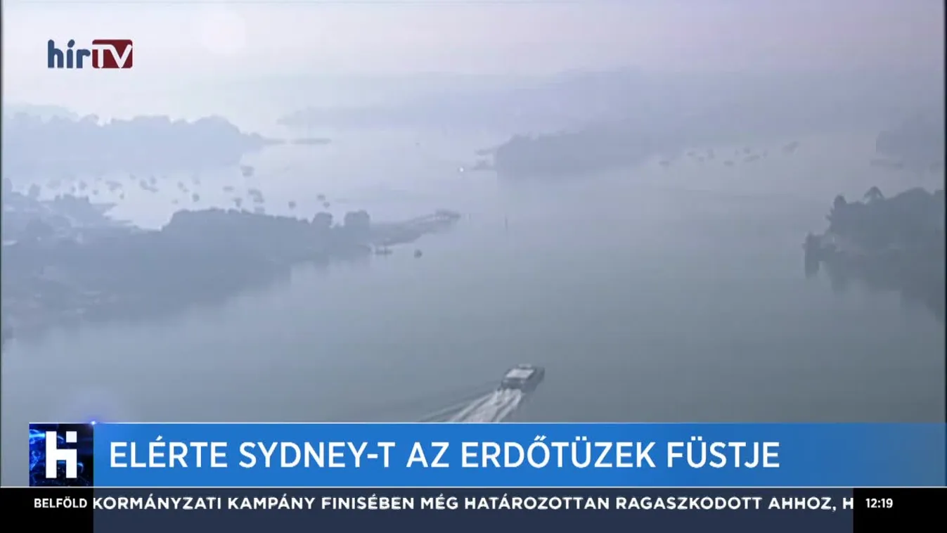 Elérte Sydney-t az erdőtüzek füstje