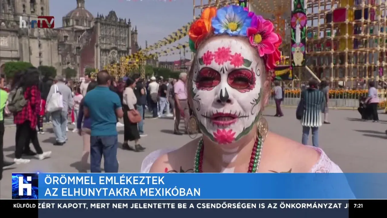 Vigadalom Halottak napján Mexikóban