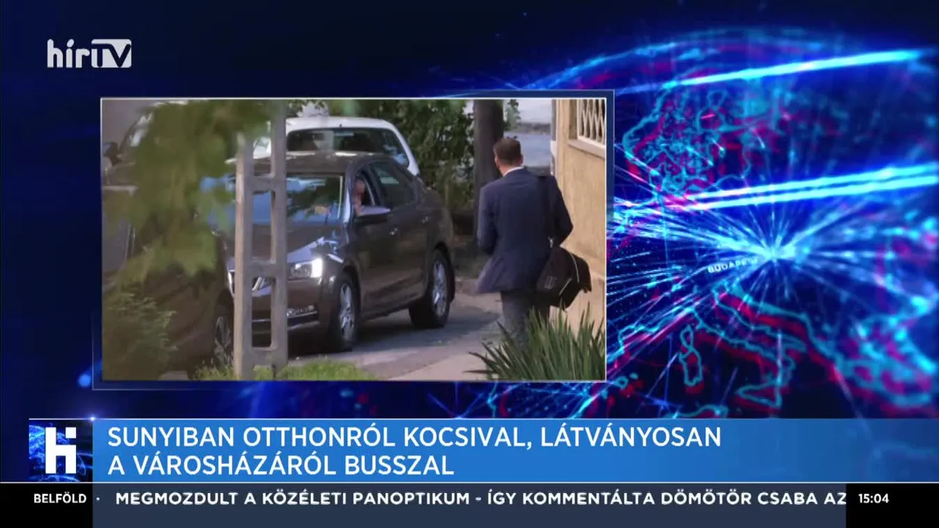 Ripost: Sunyiban otthonról kocsival, látványosan a Városházáról busszal