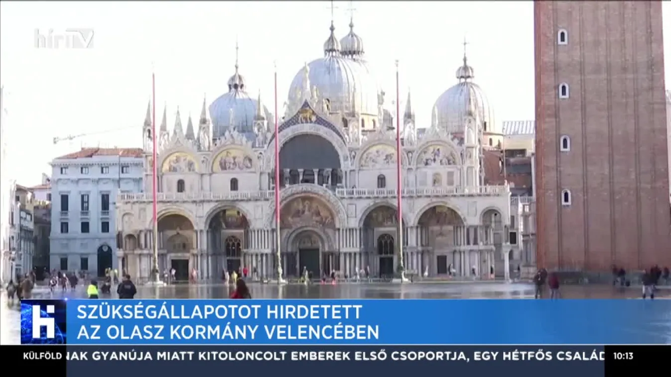 Szükségállapotot hirdetett az olasz kormány Velencében