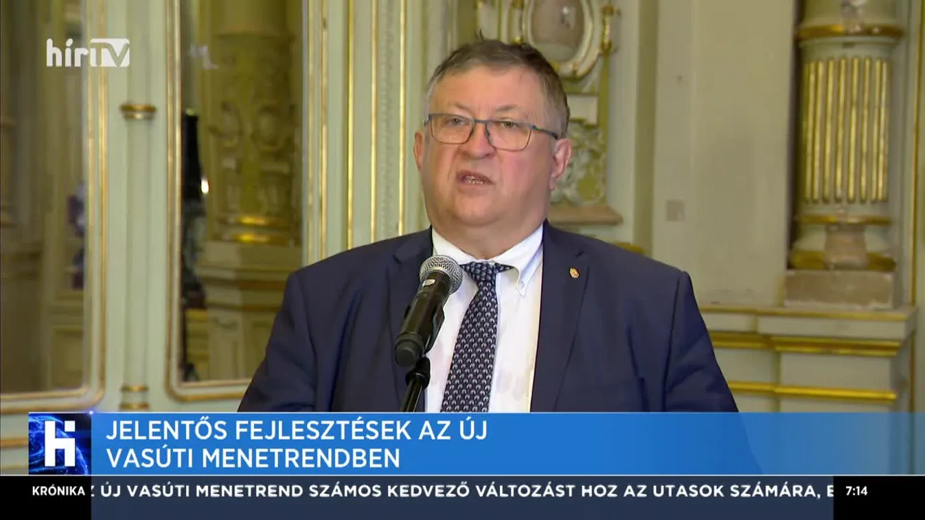 Mosóczi László: Az új vasúti menetrend kedvező változást hoz az utasoknak