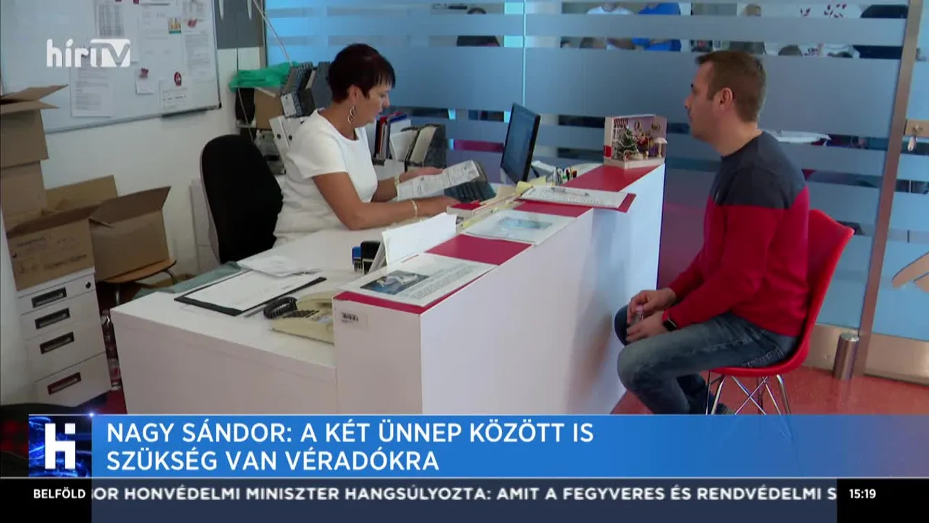 Nagy Sándor: A két ünnep között is szükség van véradókra