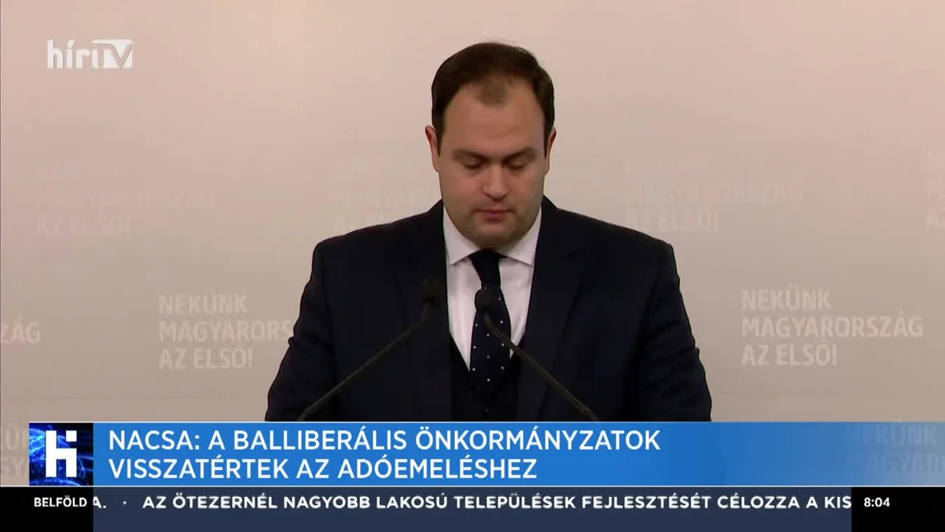 Nacsa: A balliberális önkormányzatok visszatértek az adóemeléshez
