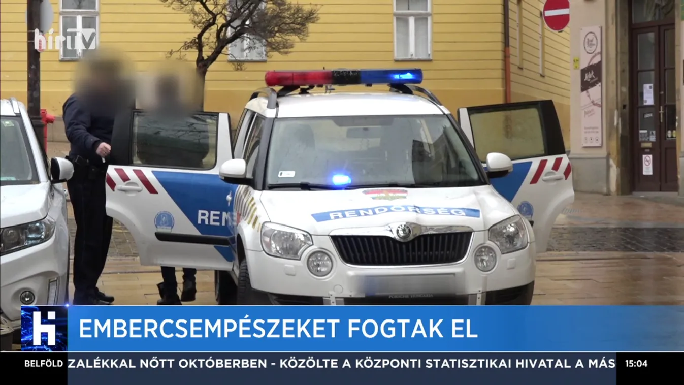 Embercsempészeket fogtak el