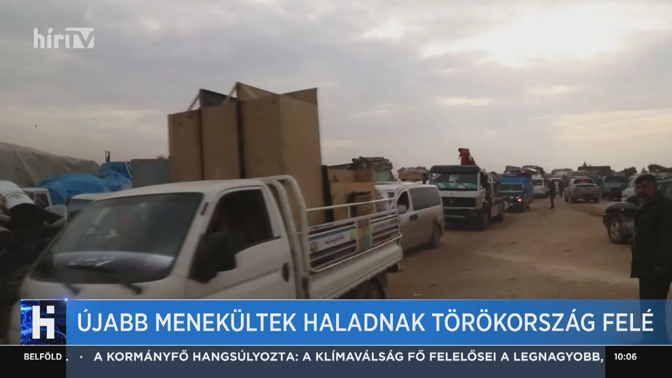 Újabb menekültek haladnak Törökország felé