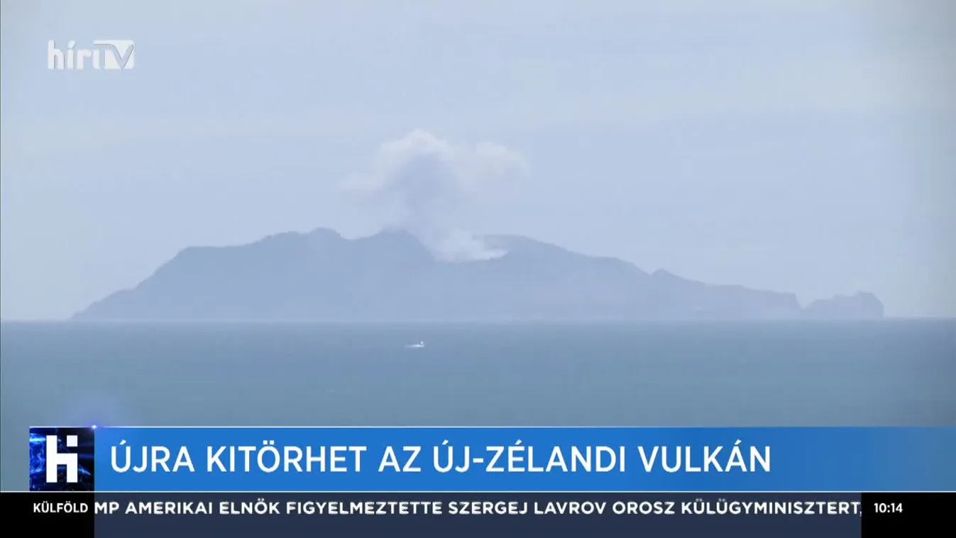 Újra kitörhet az új-zélandi vulkán