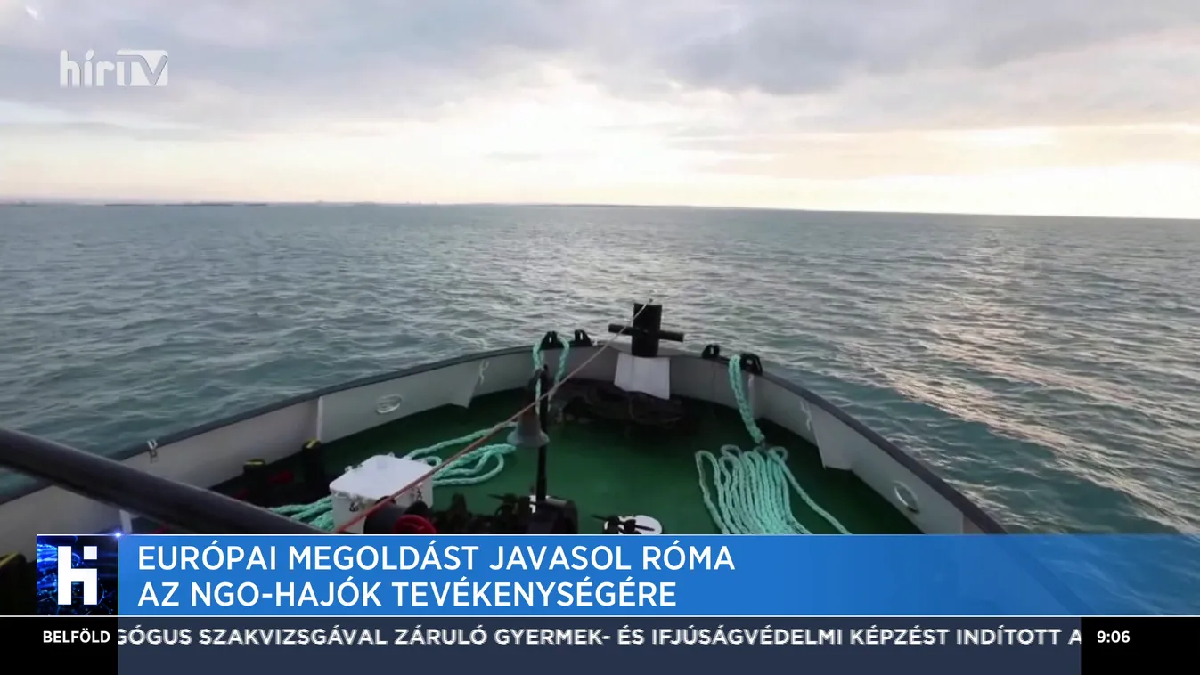 Európai megoldást javasol Róma az NGO-hajók tevékenységére
