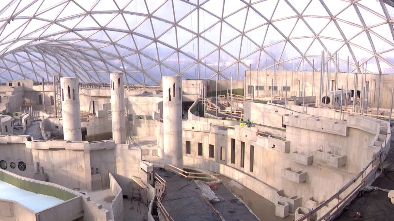 Jövő tavasszal lezárul a Biodóm szerkezeti és gépészeti kivitelezése