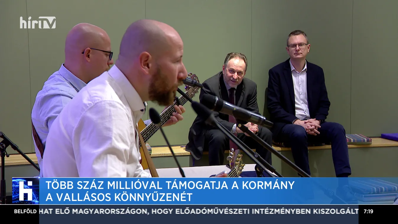 Több száz millióval támogatja a kormány a vallásos könnyűzenét