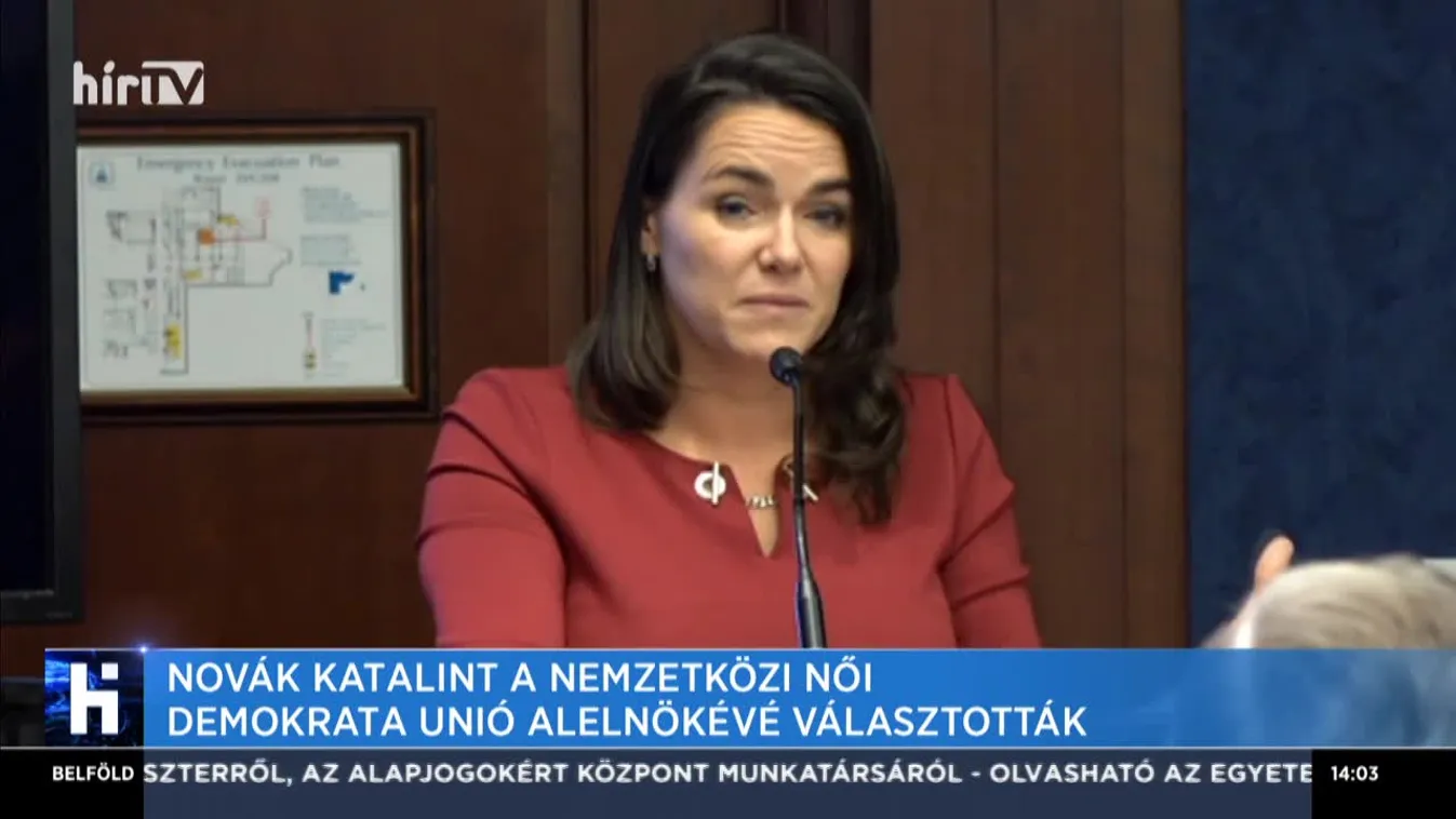 Novák Katalint a Nemzetközi Női Demokrata Unió alelnökévé választották