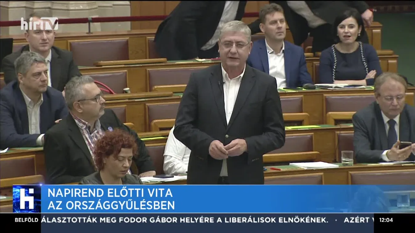 Napirend előtti vita az Országgyűlésben