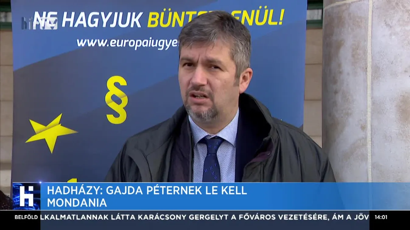 Hadházy: Gajda Péternek le kell mondania