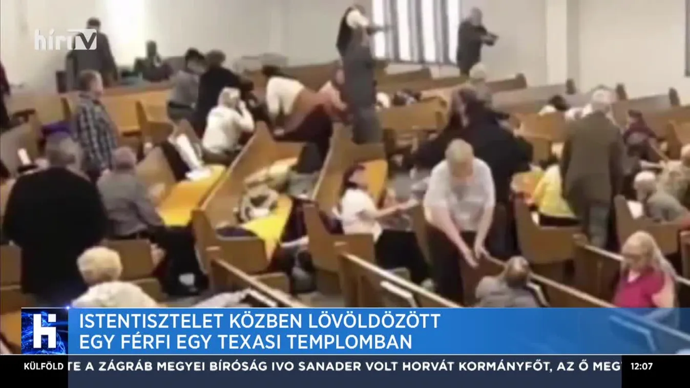 Istentisztelet közben lövöldözött egy férfi egy texasi templomban