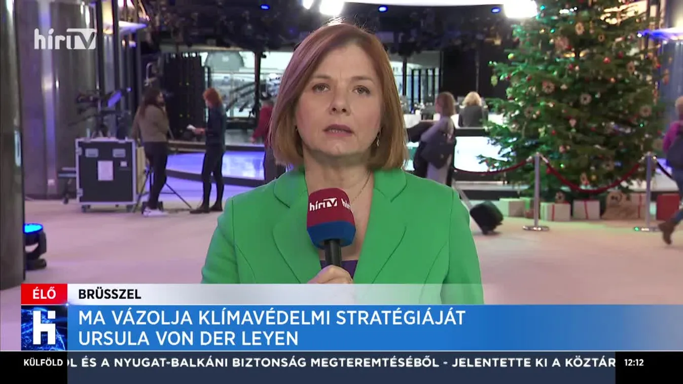 Ma vázolja a klímavédelmi stratégiát Ursula von der Leyen