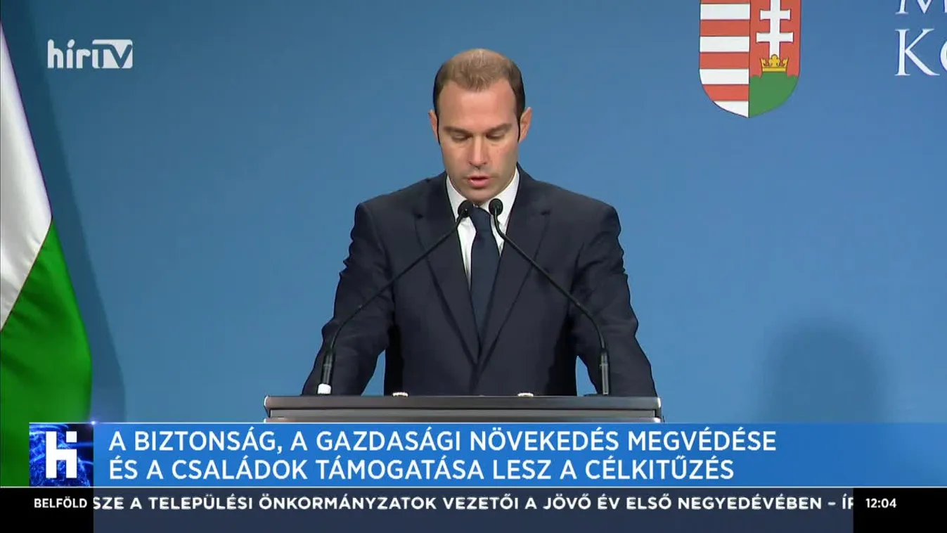 A biztonság, a gazdasági növekedés megvédése és a családok támogatása lesz a célkitűzés