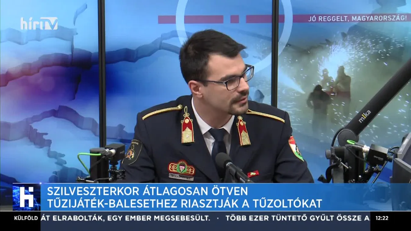 Szilveszterkor átlagosa ötven tűzijáték-balesethez riasztják a tűzoltókat