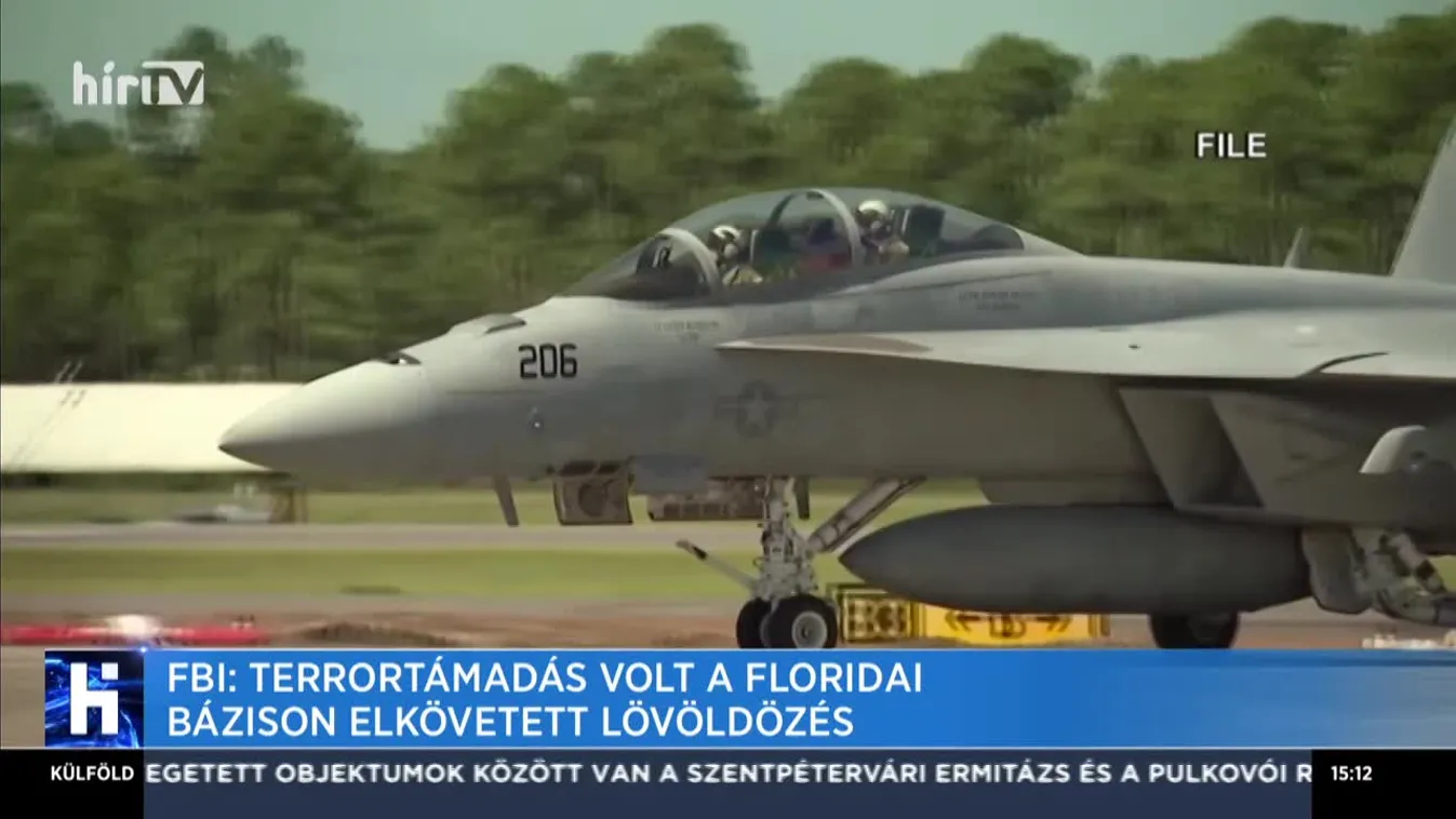 FBI: Terrortámadás volt a floridai bázison elkövetett lövöldözés