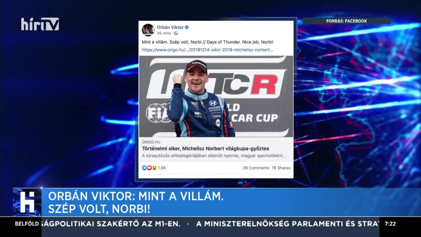 Orbán Viktor: Mint a villám. Szép volt, Norbi!