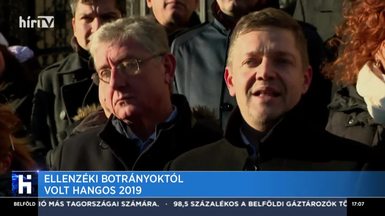 Ellenzéki botrányoktól volt hangos 2019