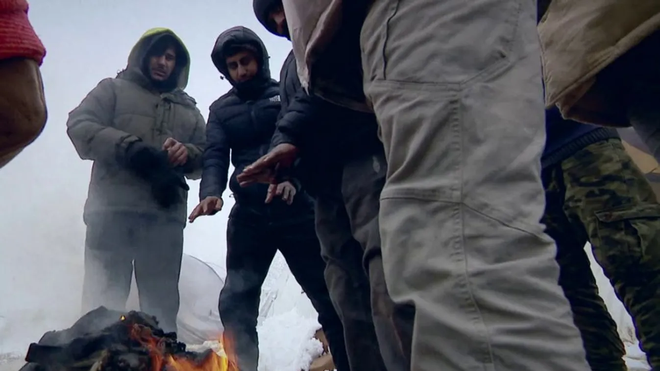 Megkezdődött a boszniai-horvát határ közelében fekvő migránstábor bezárása