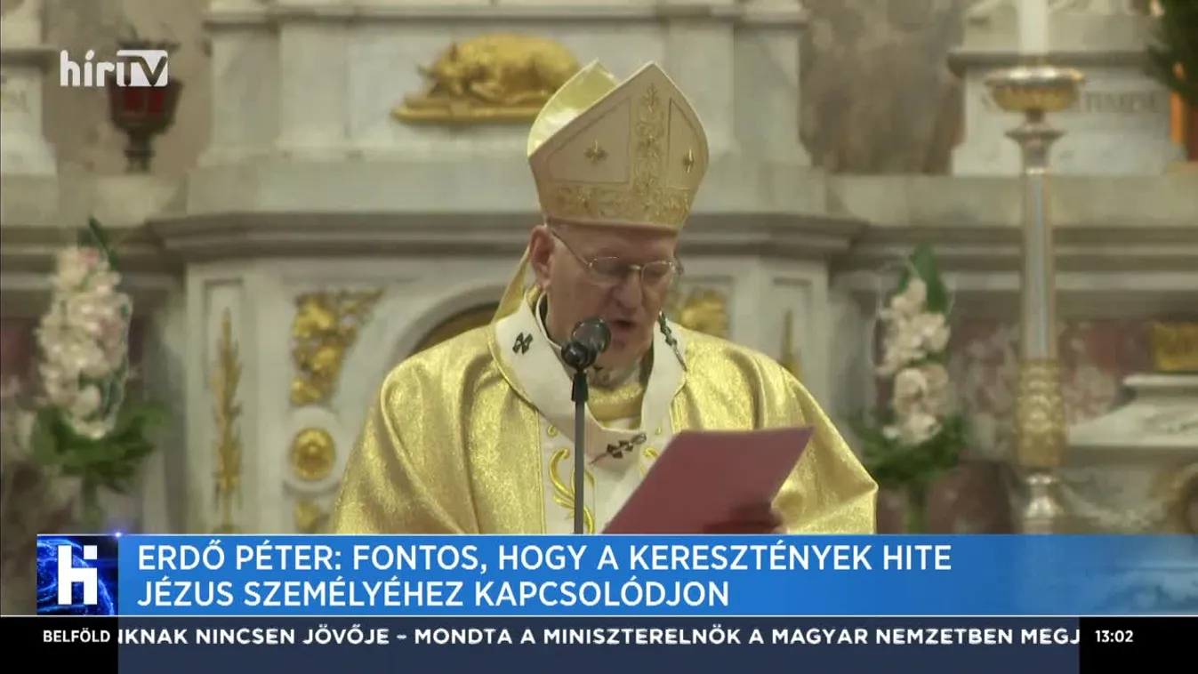 Erdő Péter: Fontos, hogy a keresztények hite Jézus személyéhez kapcsolódjon