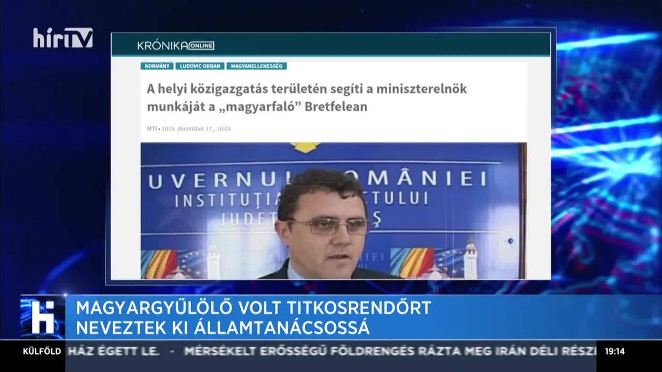 Magyargyűlölő volt titkosrendőrt neveztek ki államtanácsossá