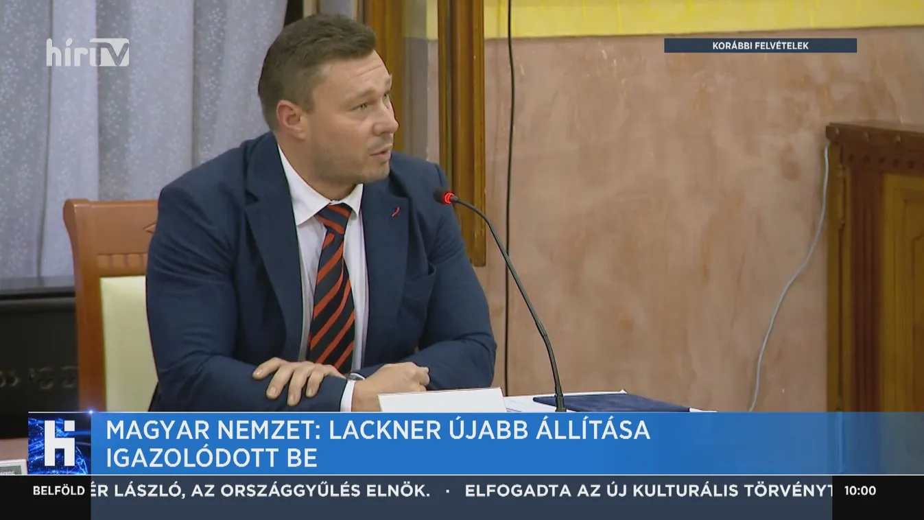 Magyar Nemzet: Lackner újabb állítása igazolódott be