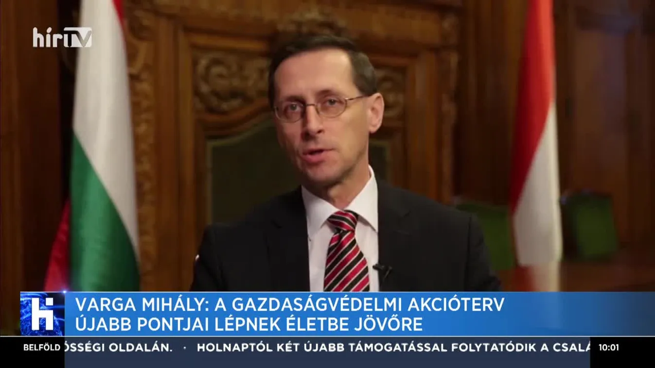 Varga Mihály: a Gazdaságvédelmi Akcióterv újabb pontjai lépnek életbe jövőre
