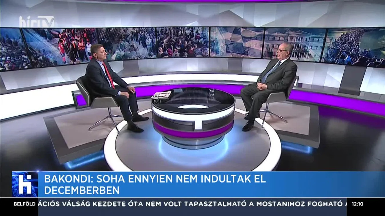 Bakondi: Soha ennyien nem indultak el decemberben