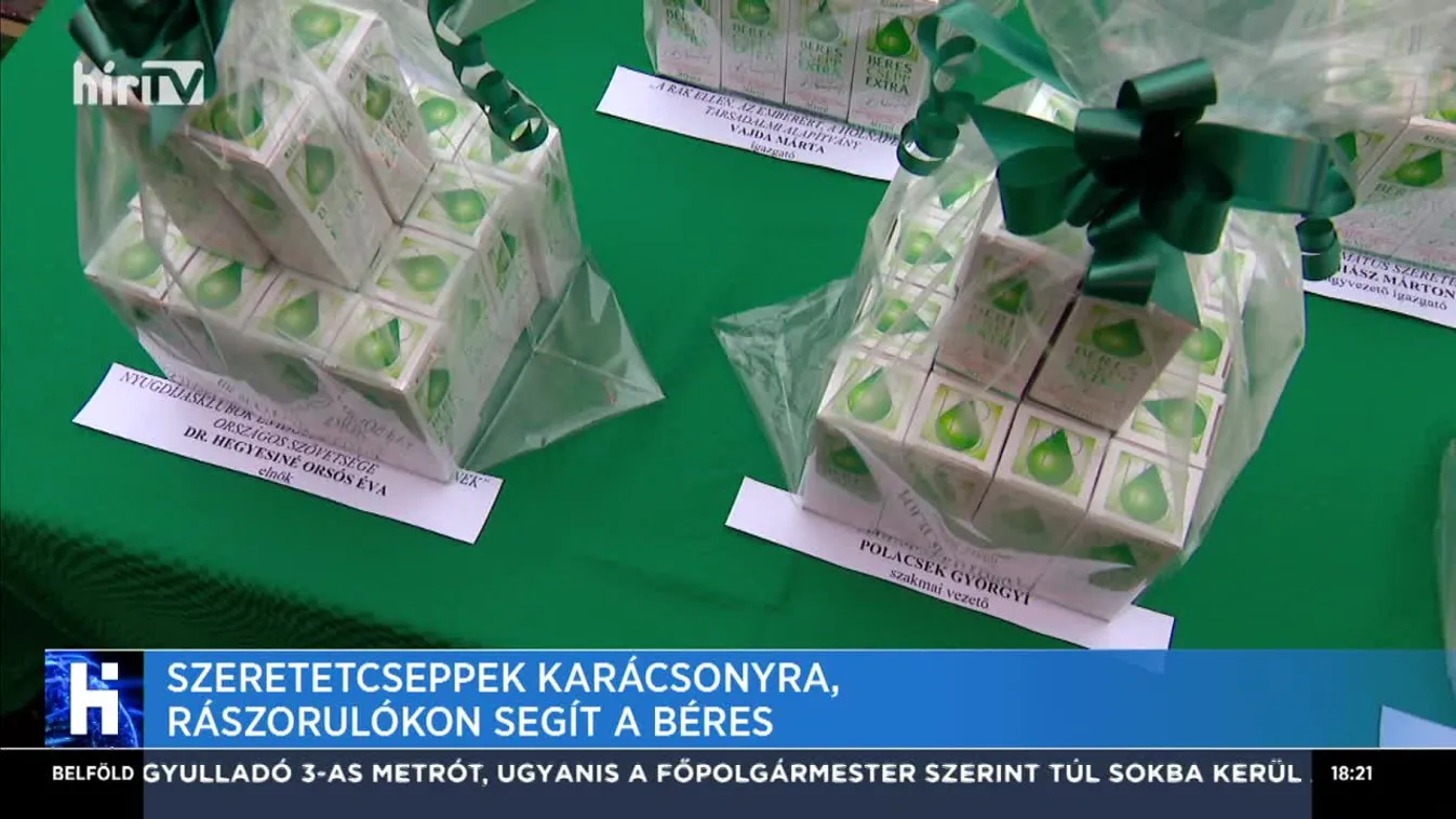 Szeretetcseppek karácsonyra, rászorulókon segít a Béres