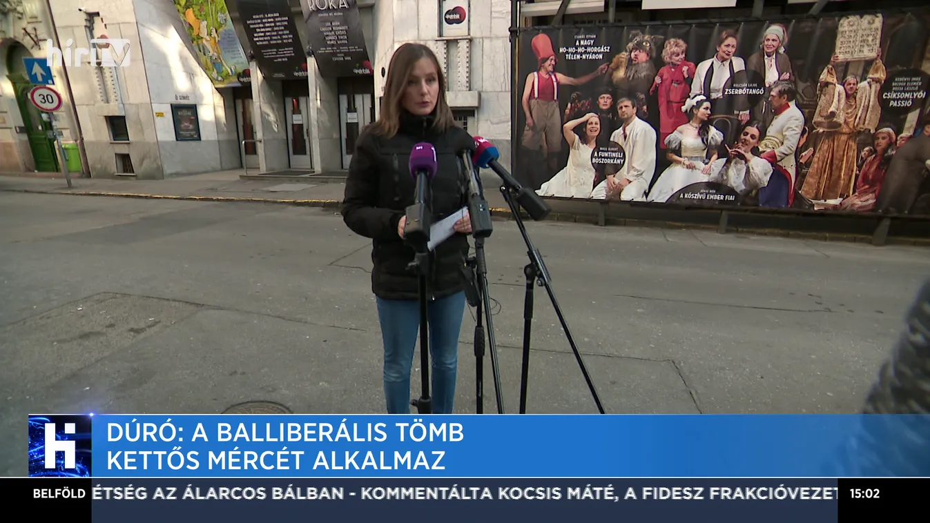 Dúró: A balliberális tömb kettős mércét alkalmaz