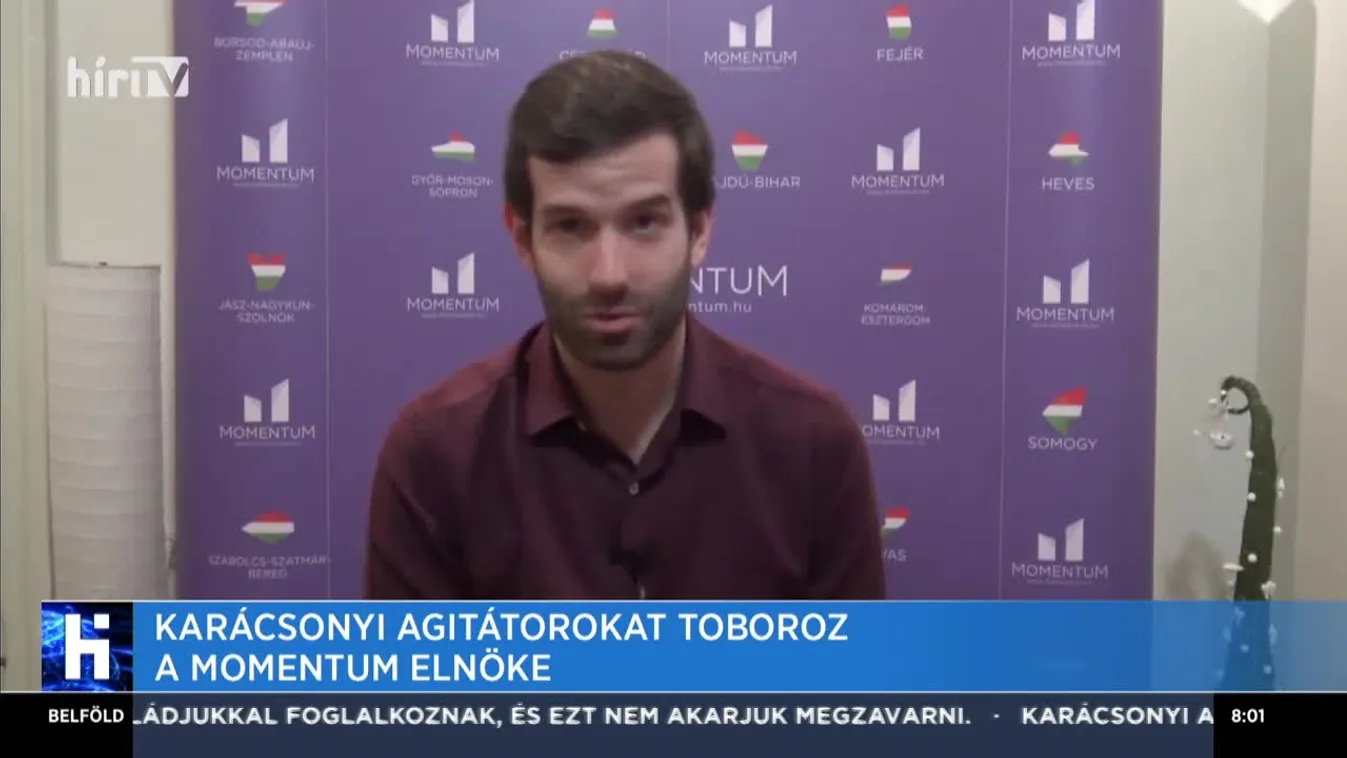 Karácsonyi agitátorokat toboroz a Momentum elnöke