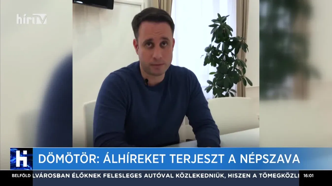 Dömötör: Álhíreket terjeszt a Népszava